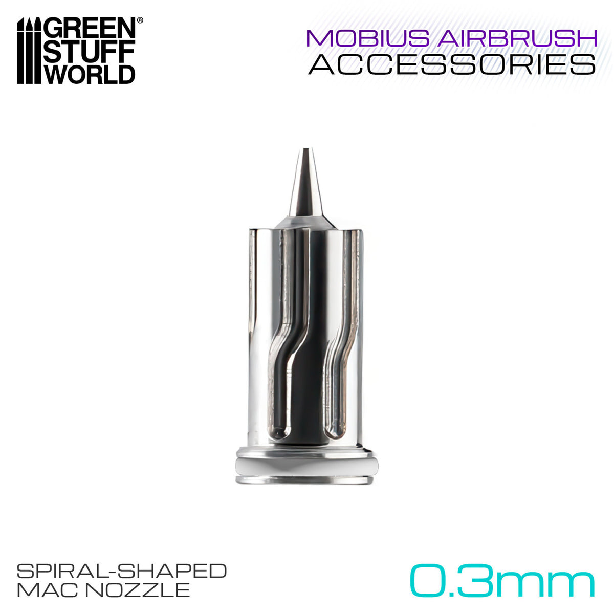 Gaahleri Mobius Airbrush Nozzle 0.3mm | Dizna za Mobius Airbrush 0,3 mm