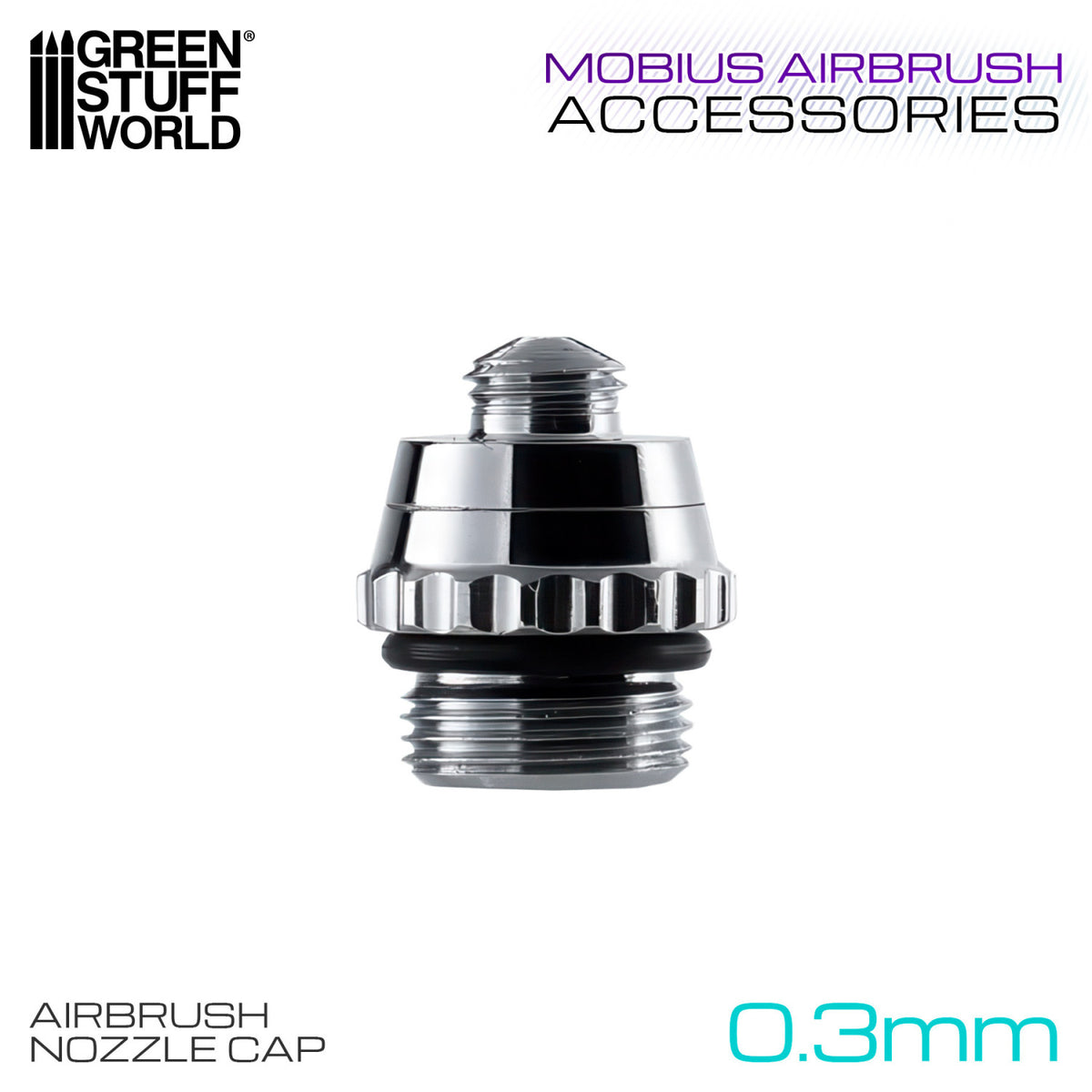 Gaahleri Mobius Airbrush Nozzle Cap 0.3mm | Kapica Dizne za Mobius Airbrush 0,3 mm
