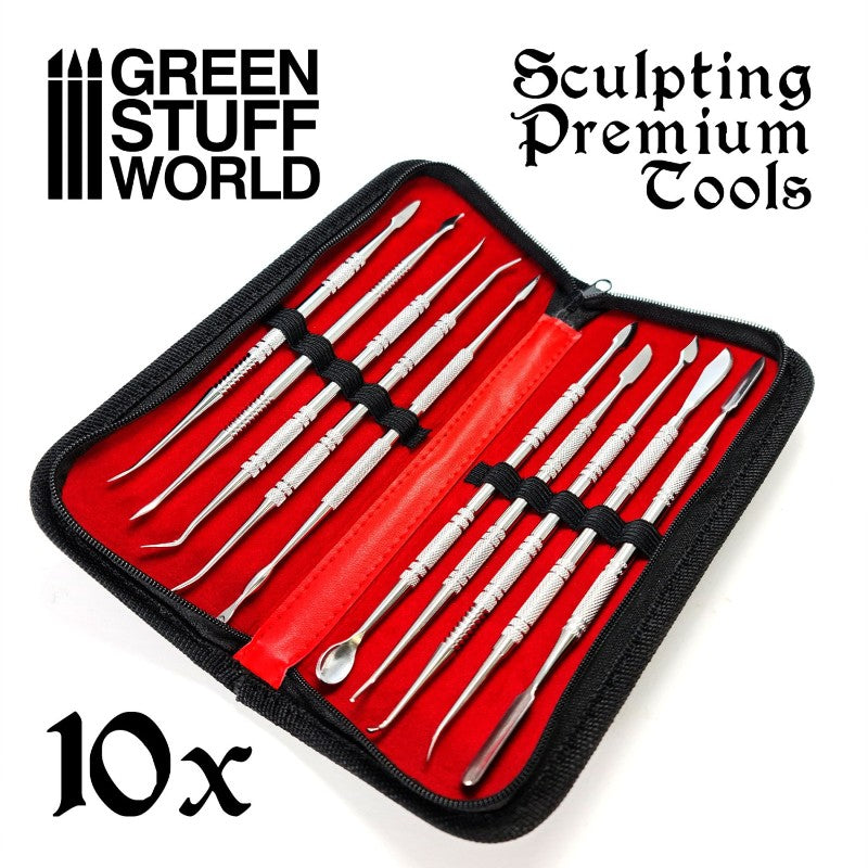 Professional Sculpting Tools Set x10 with Case | Profesionalni set alata za modeliranje x10 sa futrplom