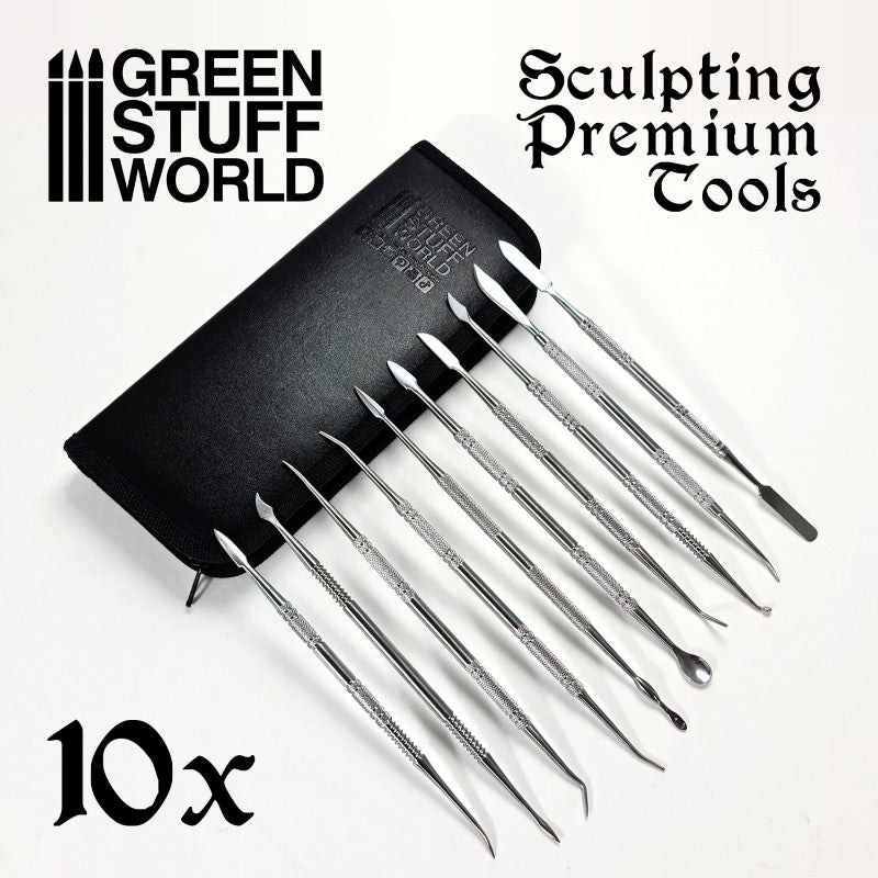 Professional Sculpting Tools Set x10 with Case | Profesionalni set alata za modeliranje x10 sa futrplom