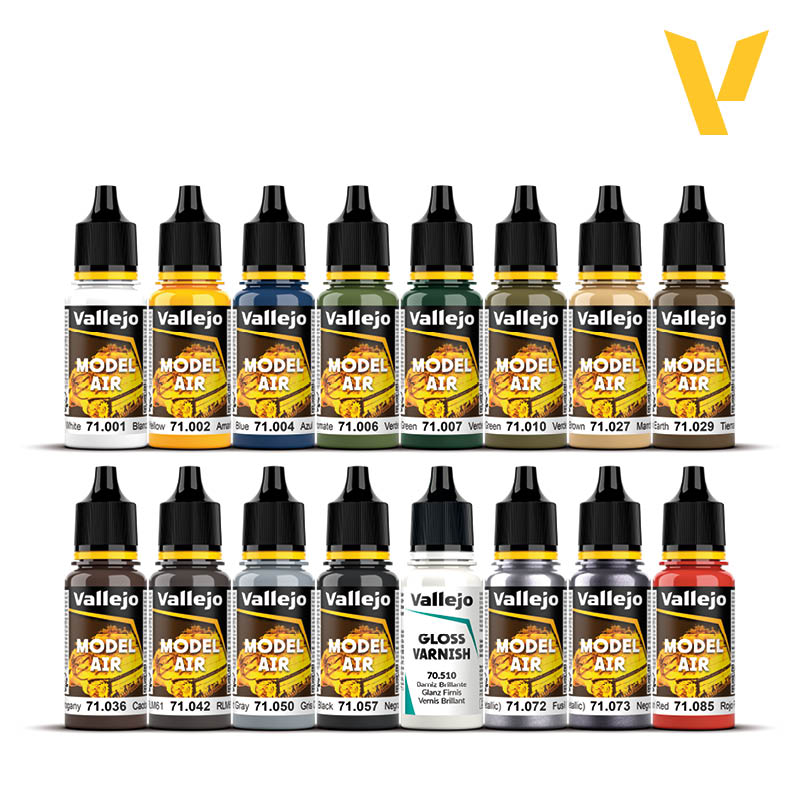 Vallejo Building Colors - Tematski Set (16 Boja) 71192 - colors