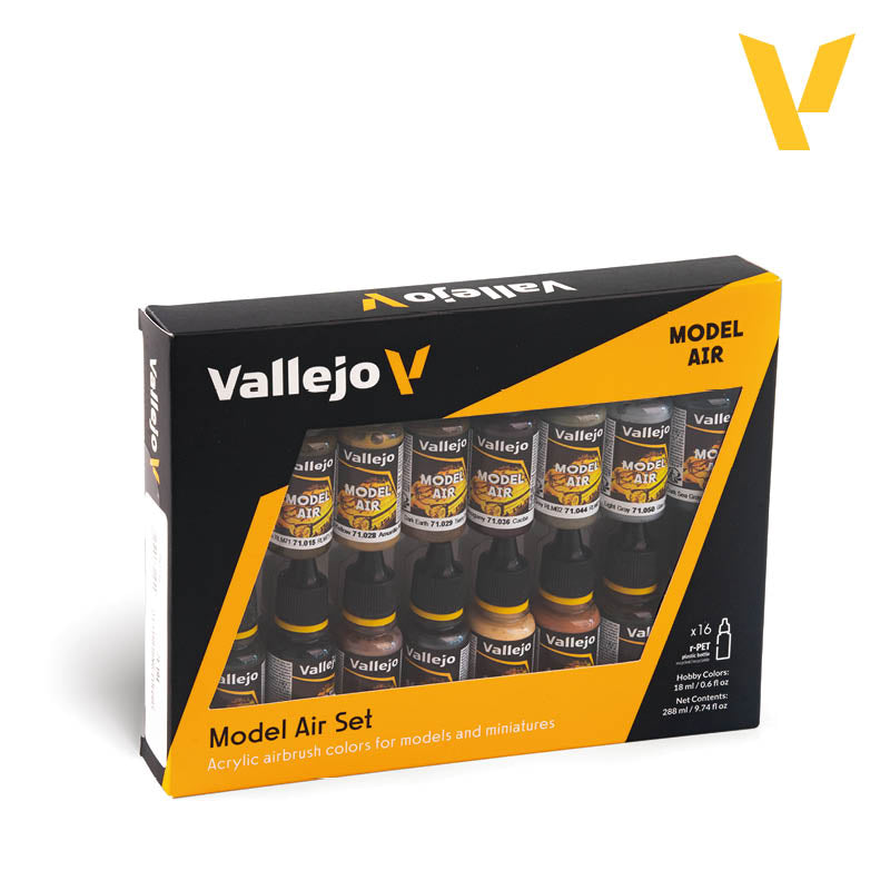 Vallejo Colores De Envejecimiento - Game Color Set (16 Boja x 18ml) 71194 - colors