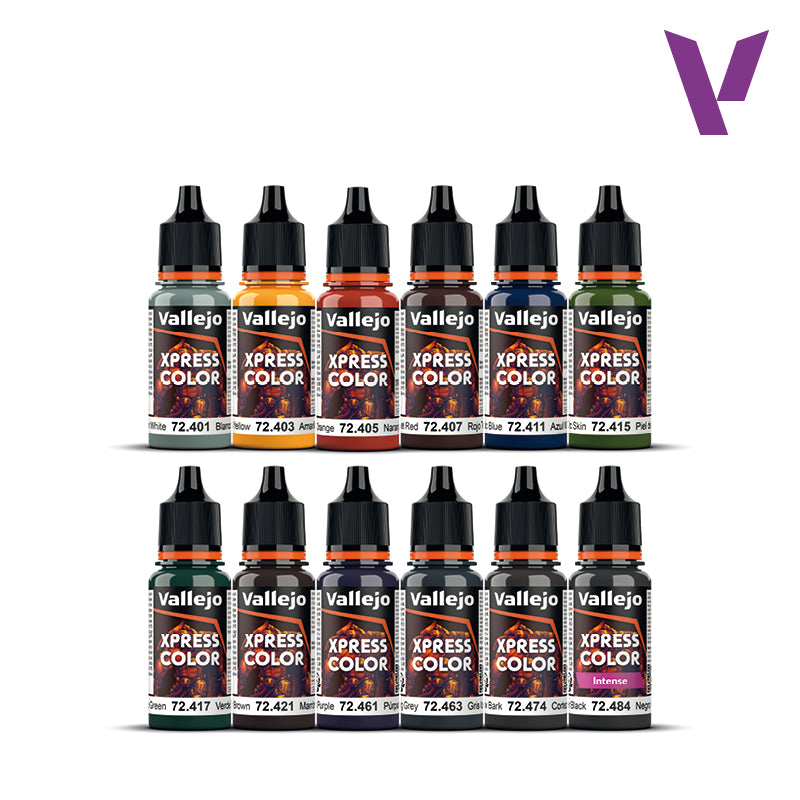 Vallejo Xpress Color Starter Set - Tematski Set (16 Boja) 72209 - front