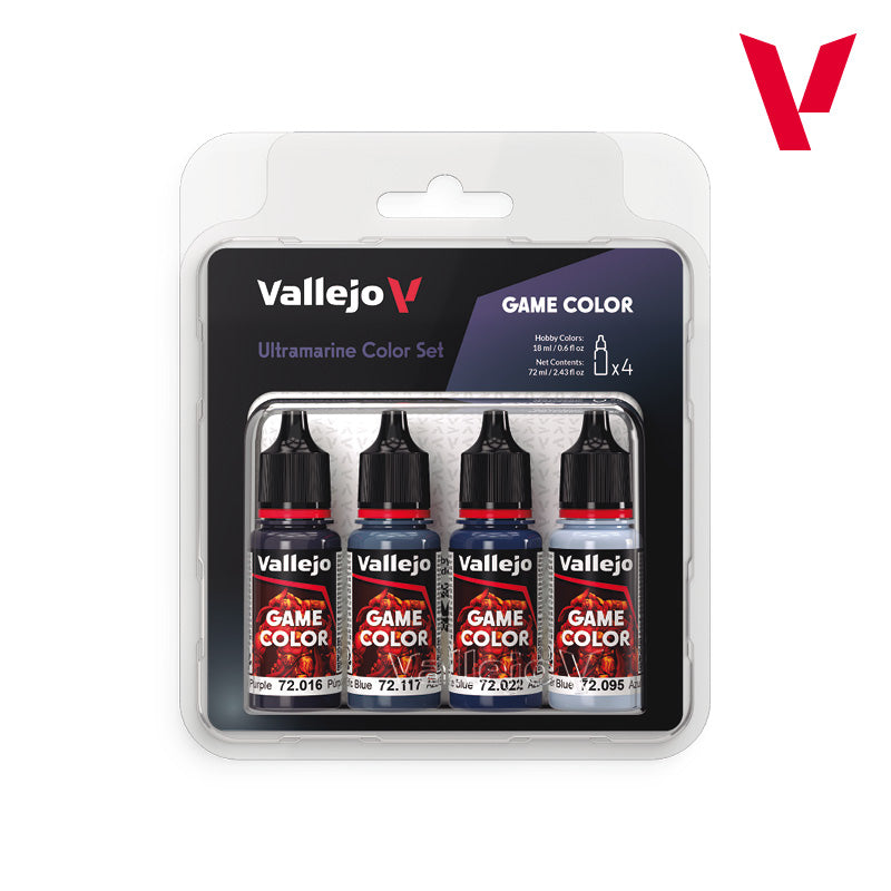 Vallejo Ultramarine Color Set - Game Color Set (4 Boja x 18ml) 72389 - front