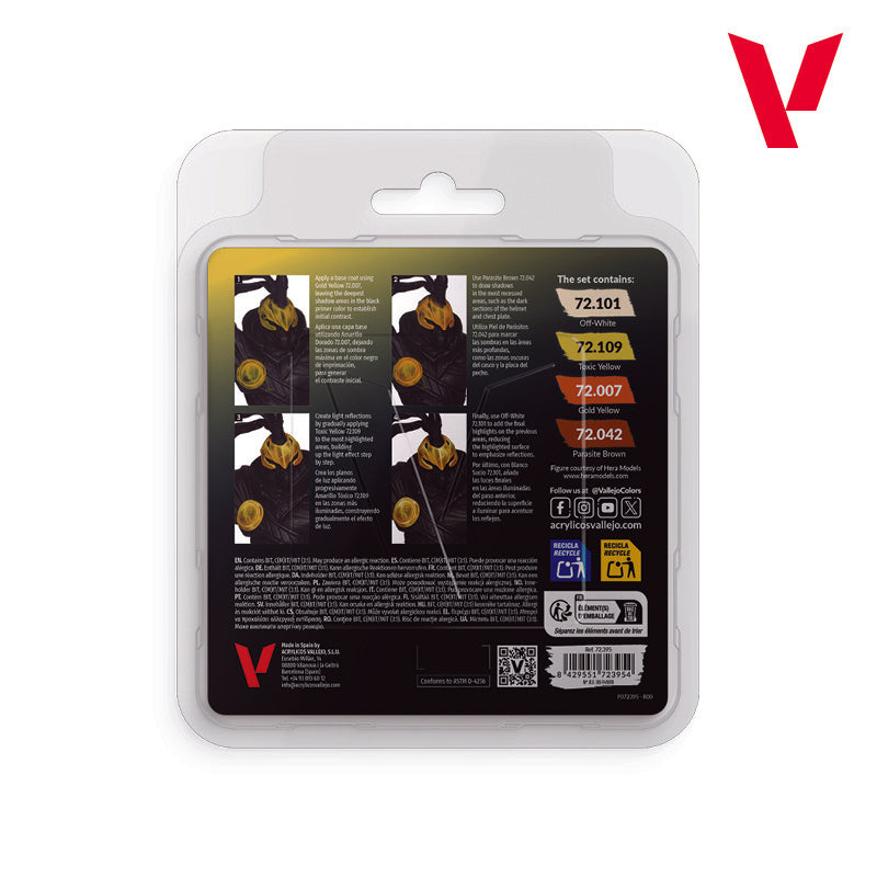 Vallejo Gold NMM Set - Tematski Set (4 Boja) 72395 - back