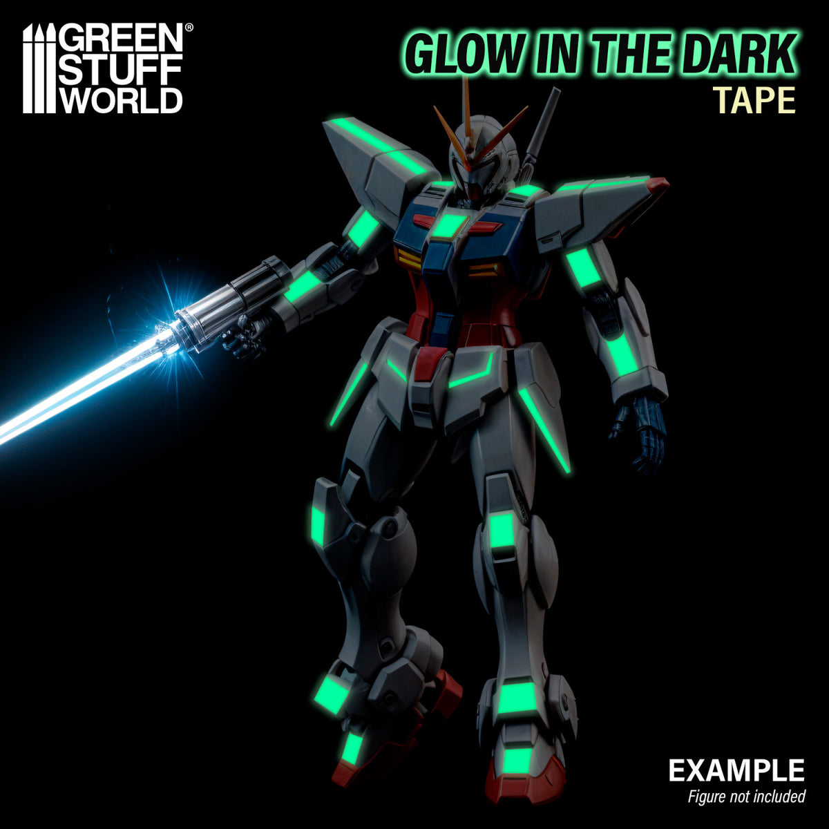 Glow in the dark tape 10mm - Traka koja svetli u mraku