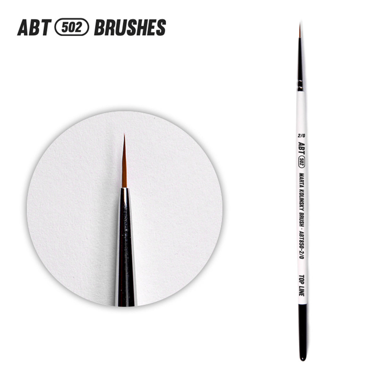 AK Interactive Marta Kolinsky Premium Brush / Četkica #00 - ABT850-00