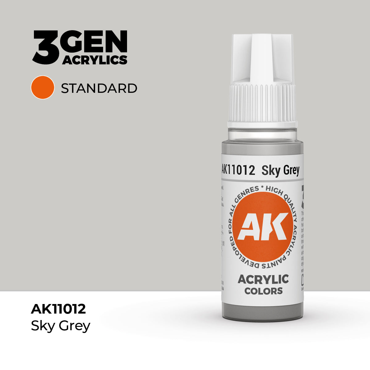 AK Interactive Sky Grey 17ml - 3rd Gen Akrilna Boja AK11012 - front