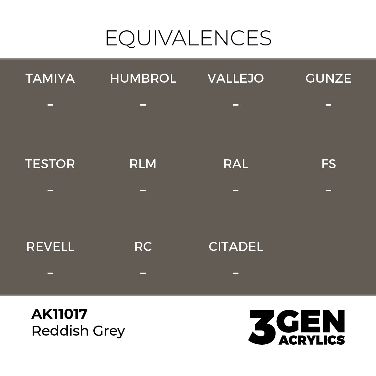 AK Interactive Reddish Grey 17ml - 3rd Gen Akrilna Boja AK11017 - detail