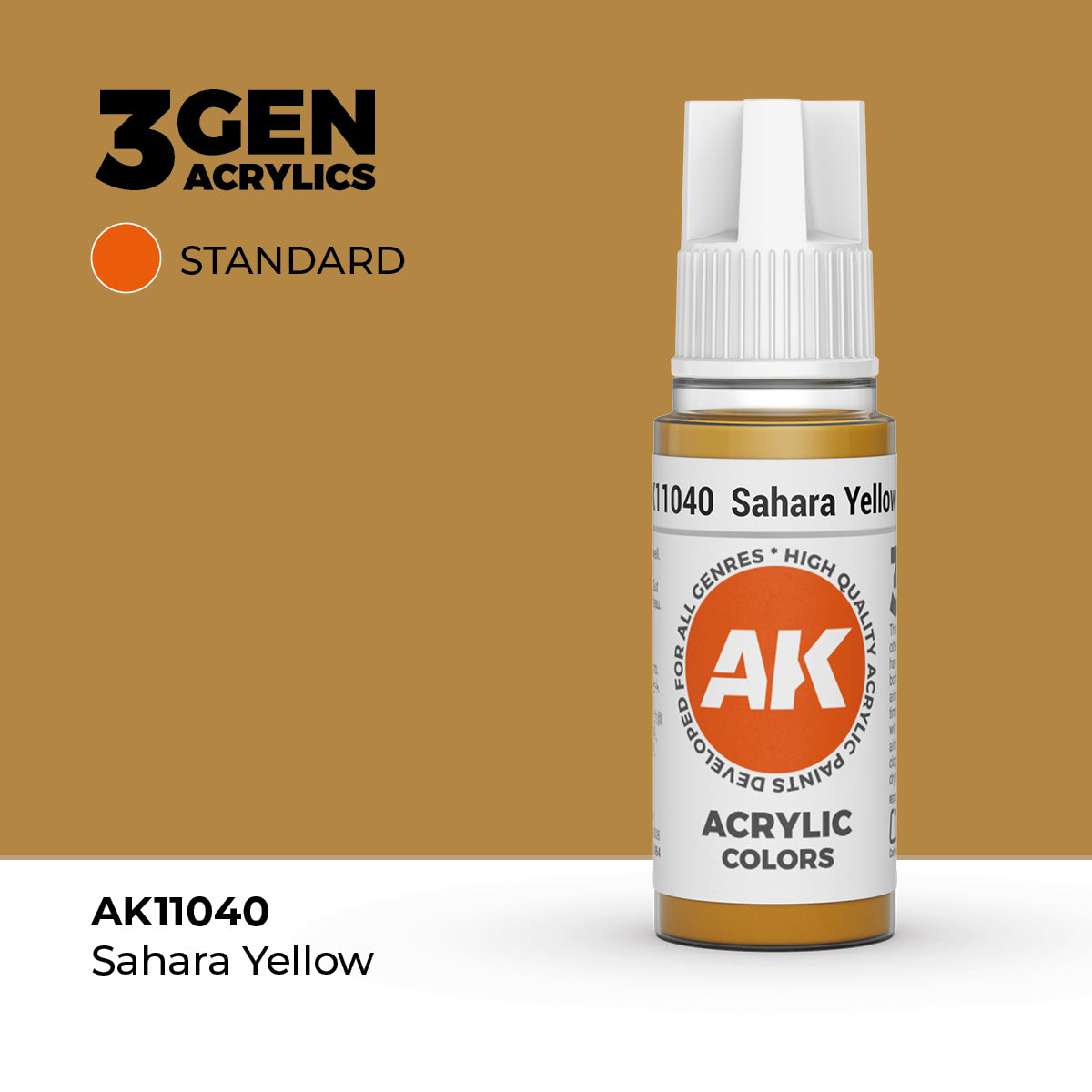 AK Interactive Sahara Yellow 17ml - 3rd Gen Akrilna Boja AK11040