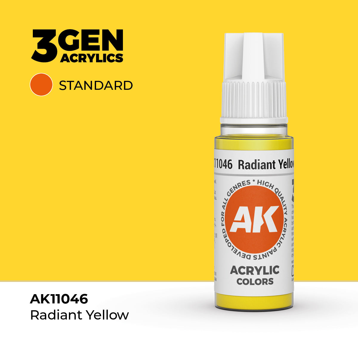 AK Interactive Radiant Yellow 17ml - 3rd Gen Akrilna Boja AK11046