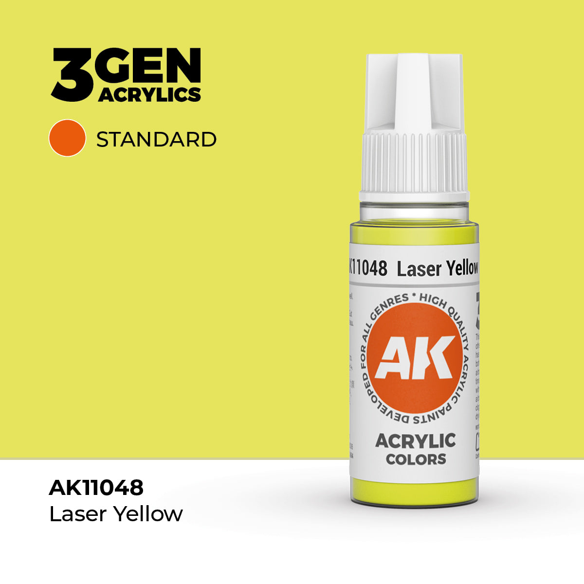 AK Interactive Laser Yellow 17ml - 3rd Gen Akrilna Boja AK11048