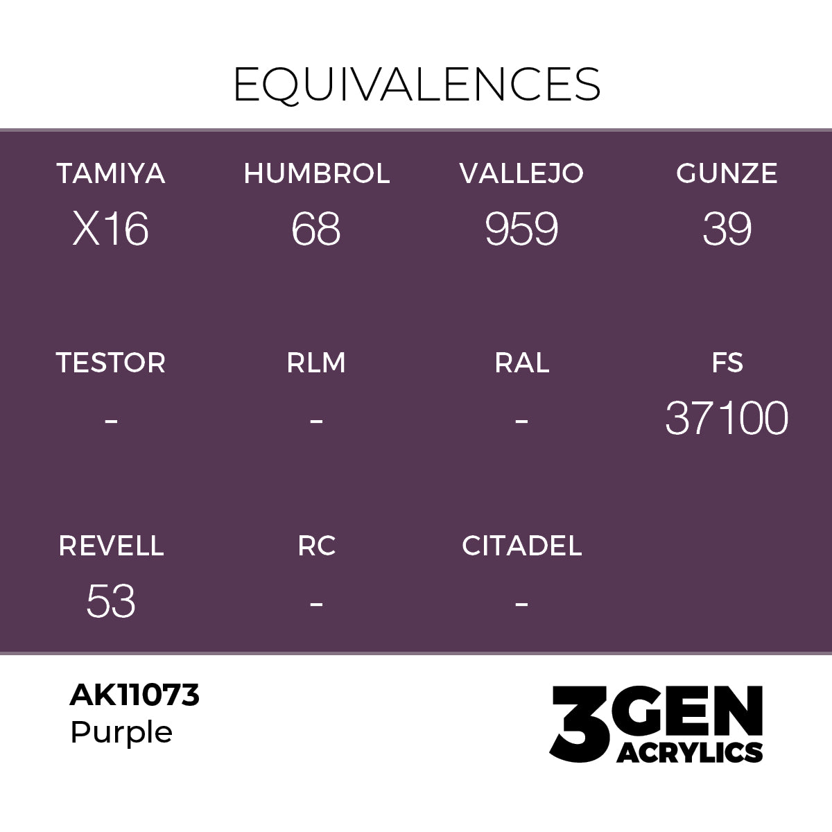AK Interactive Purple 17ml - 3rd Gen Akrilna Boja AK11073 - detail