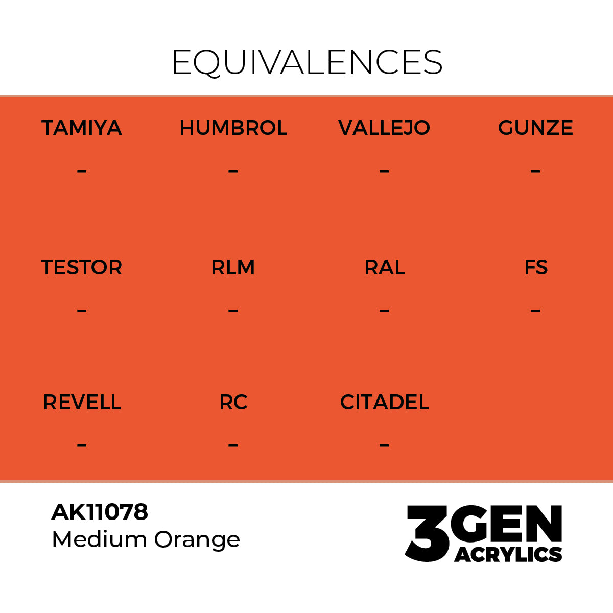 AK Interactive Medium Orange 17ml - 3rd Gen Akrilna Boja AK11078