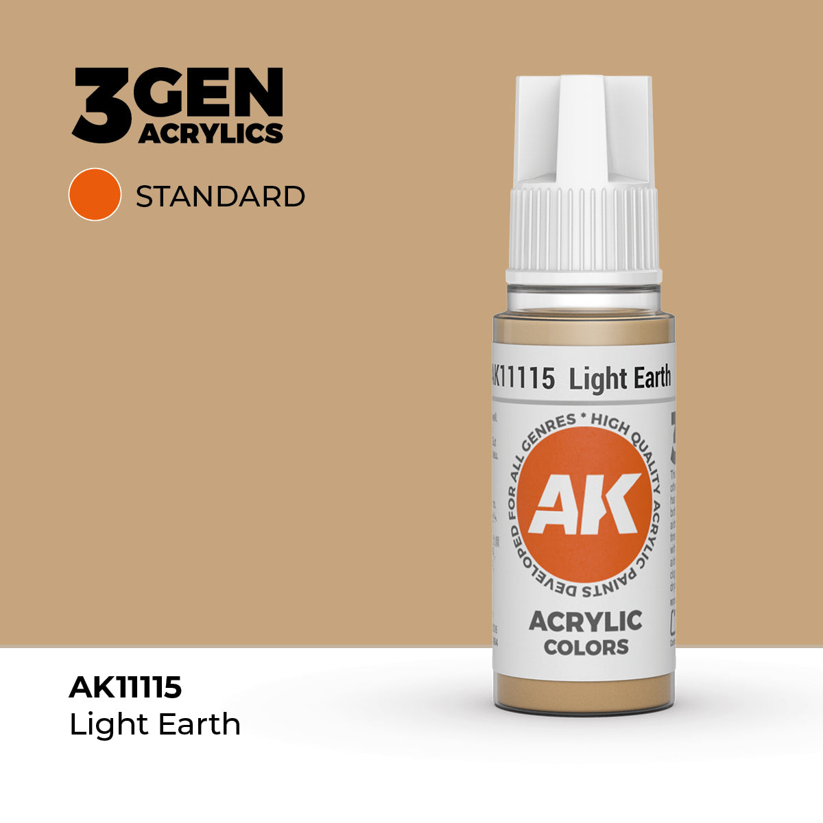 AK Interactive Light Earth 17ml - 3rd Gen Akrilna Boja AK11115