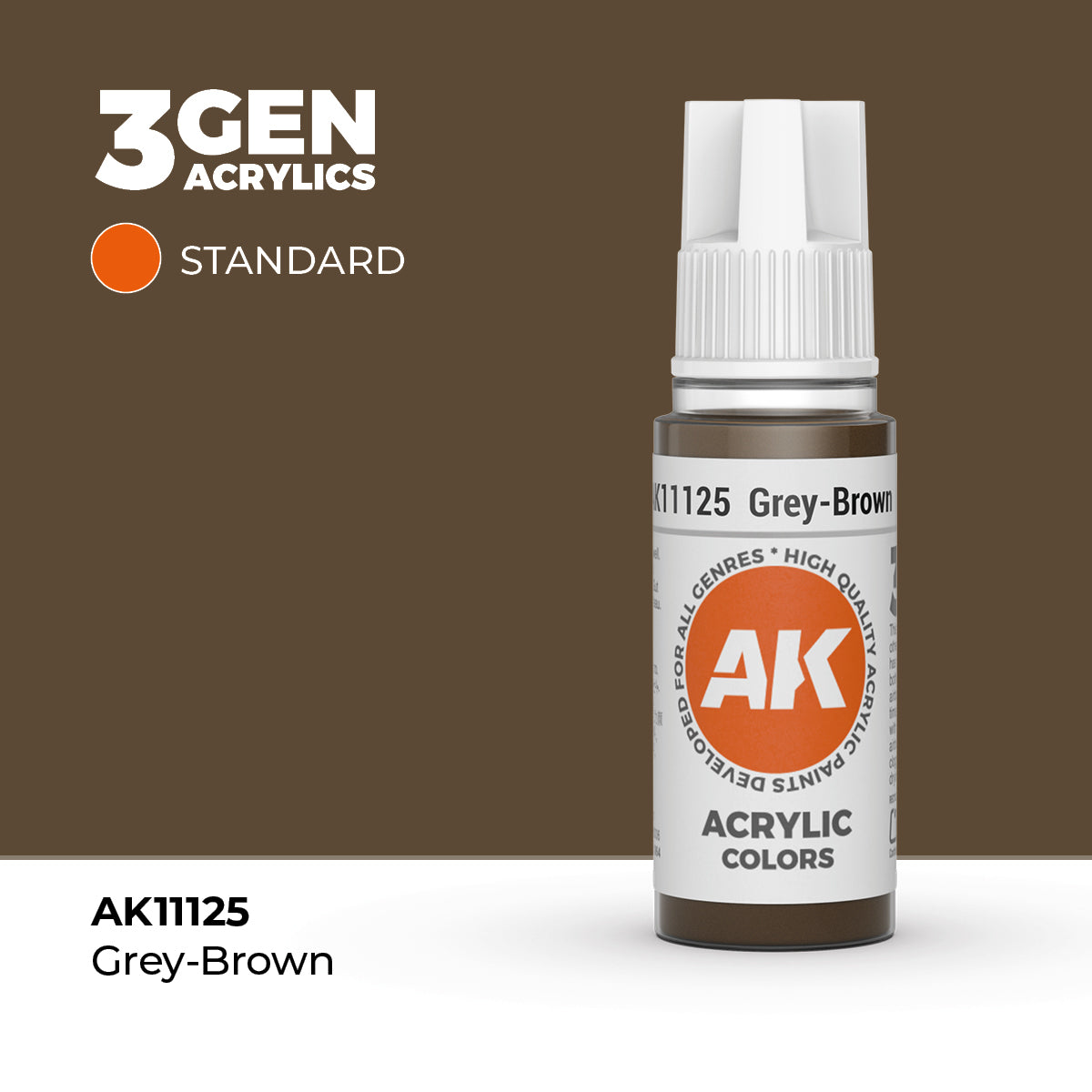 AK Interactive Grey-Brown 17ml - 3rd Gen Akrilna Boja AK11125