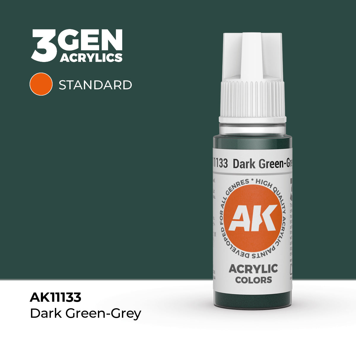 AK Interactive Dark Green-Grey 17ml - 3rd Gen Akrilna Boja AK11133