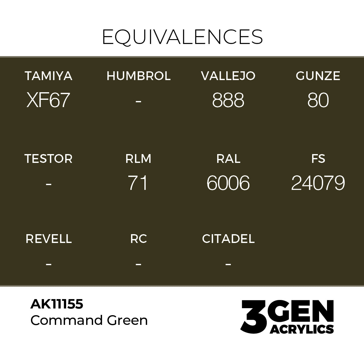 AK Interactive Command Green 17ml - 3rd Gen Akrilna Boja AK11155
