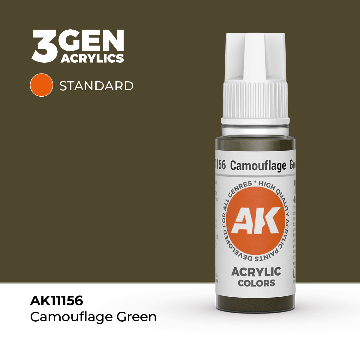 AK Interactive Camouflage Green 17ml - 3rd Gen Akrilna Boja AK11156