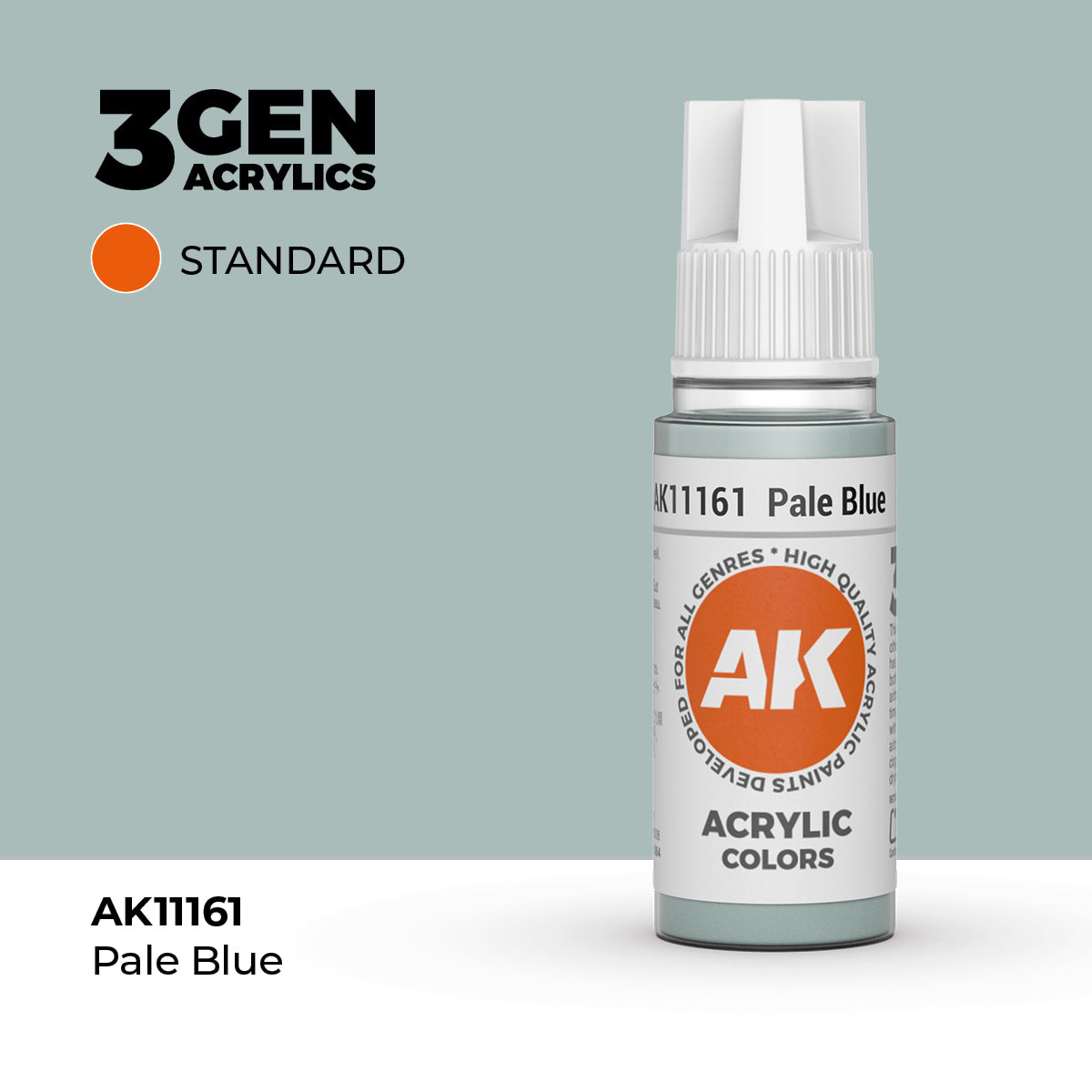 AK Interactive Pale Blue – 17ml - 3rd Gen Akrilna Boja AK11161 - front