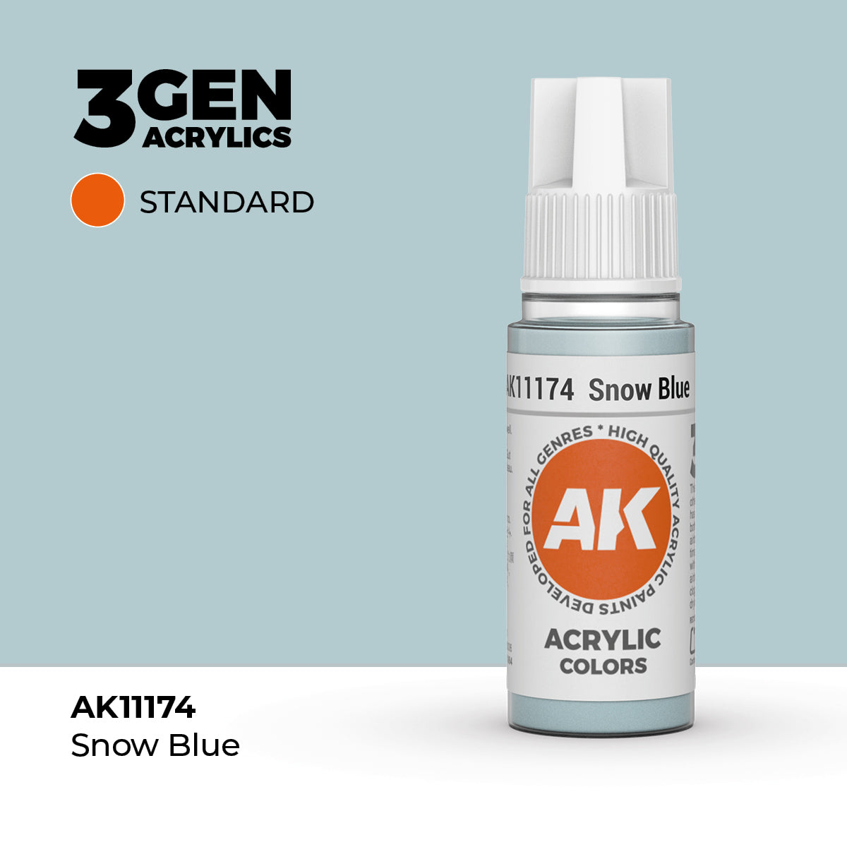 AK Interactive Snow Blue 17ml - 3rd Gen Akrilna Boja AK11174