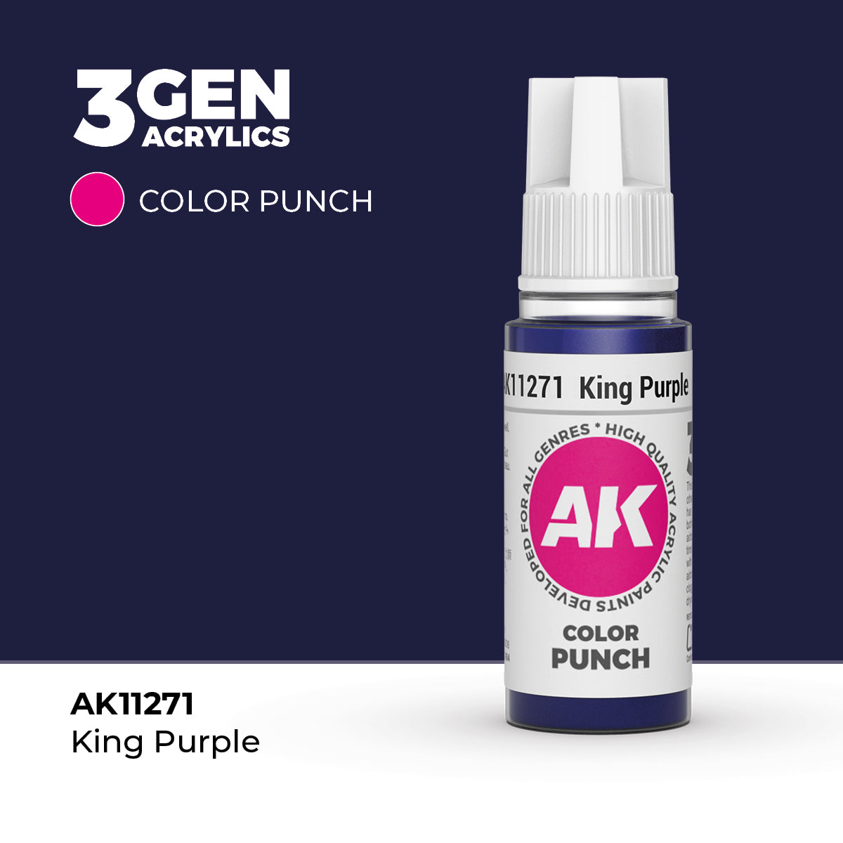 AK Interactive King Purple - 17ml - Color Punch Akrilna Boja AK11271 - front