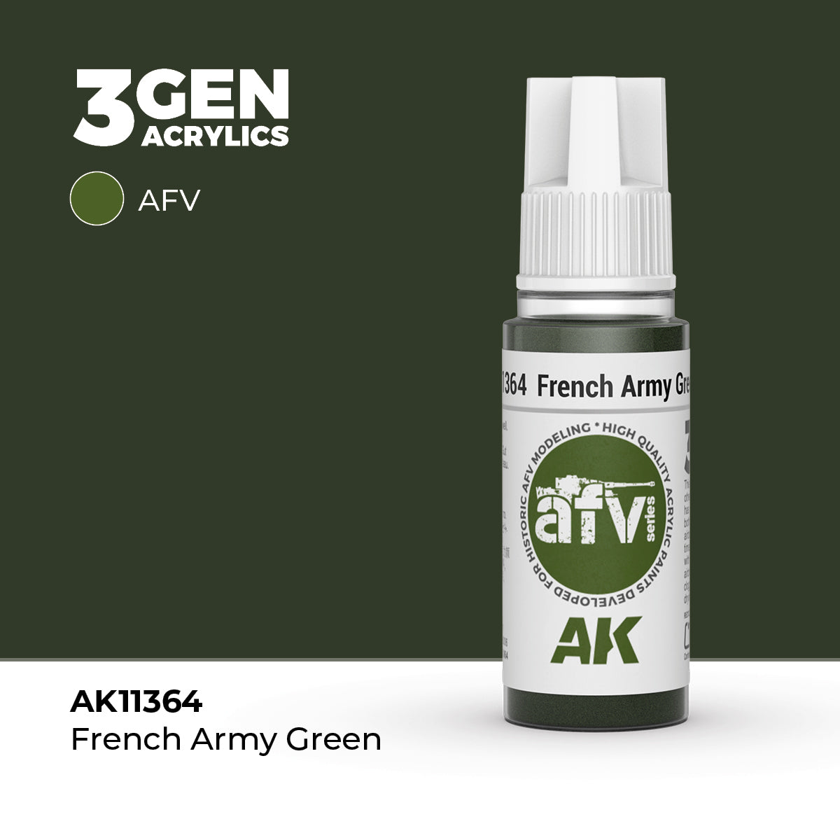 AK Interactive French Army Green 17ml - 3rd Gen Akrilna Boja AK11364