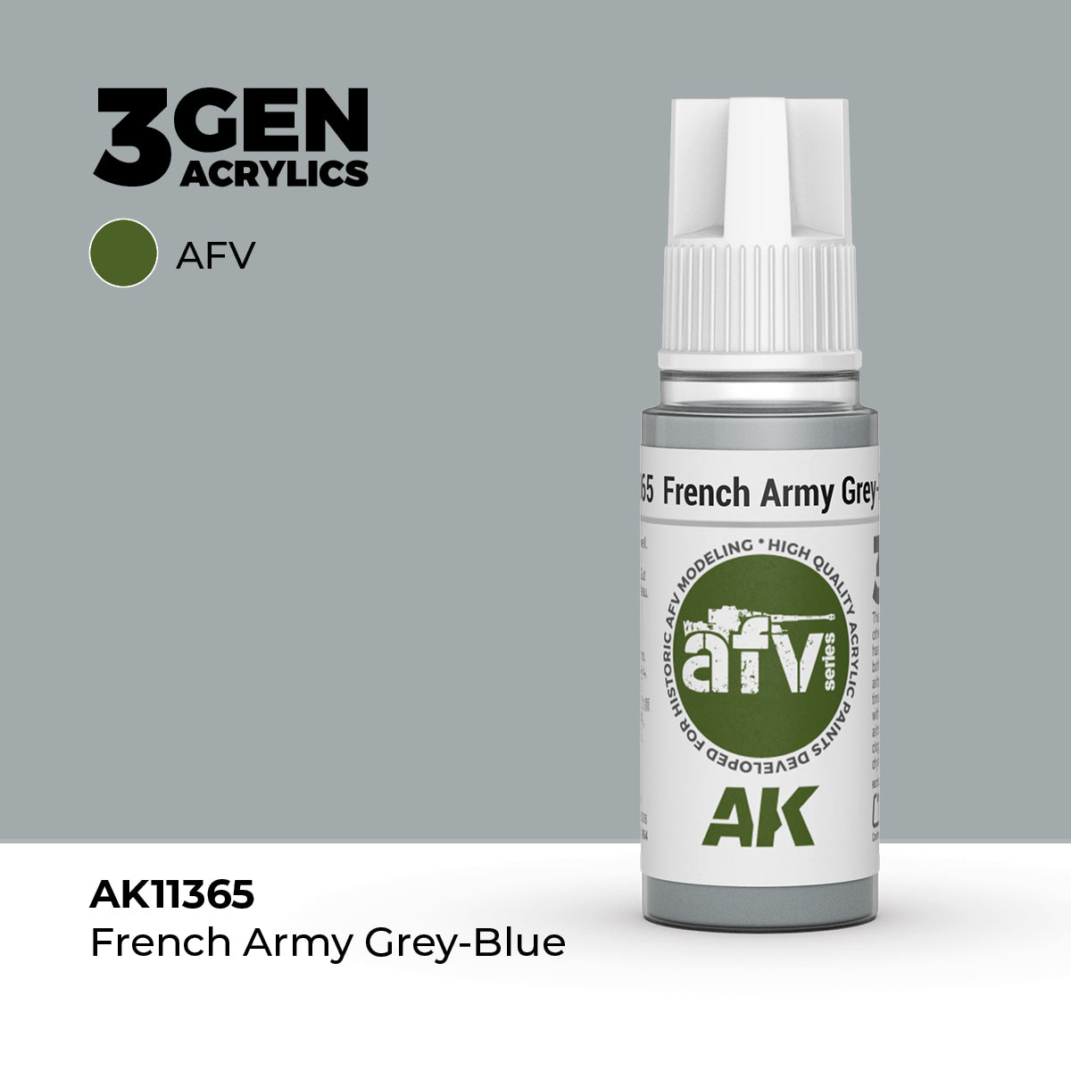 AK Interactive French Army Grey-Blue 17ml - 3rd Gen Akrilna Boja AK11365