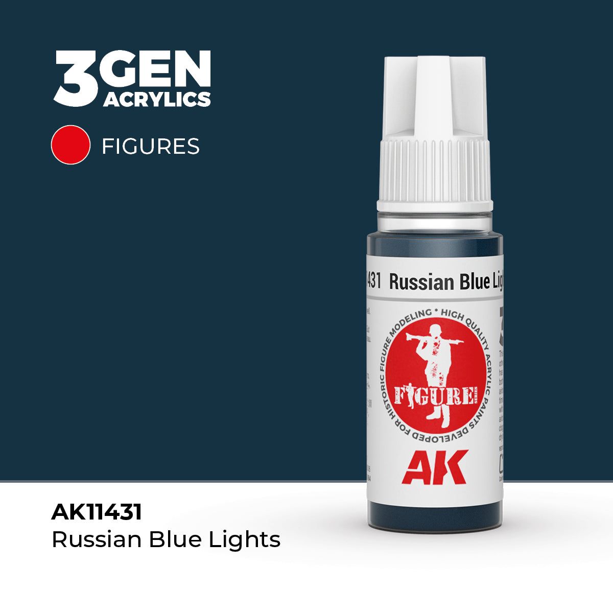 AK Interactive Russian Blue Lights 17ml - 3rd Gen Akrilna Boja AK11431