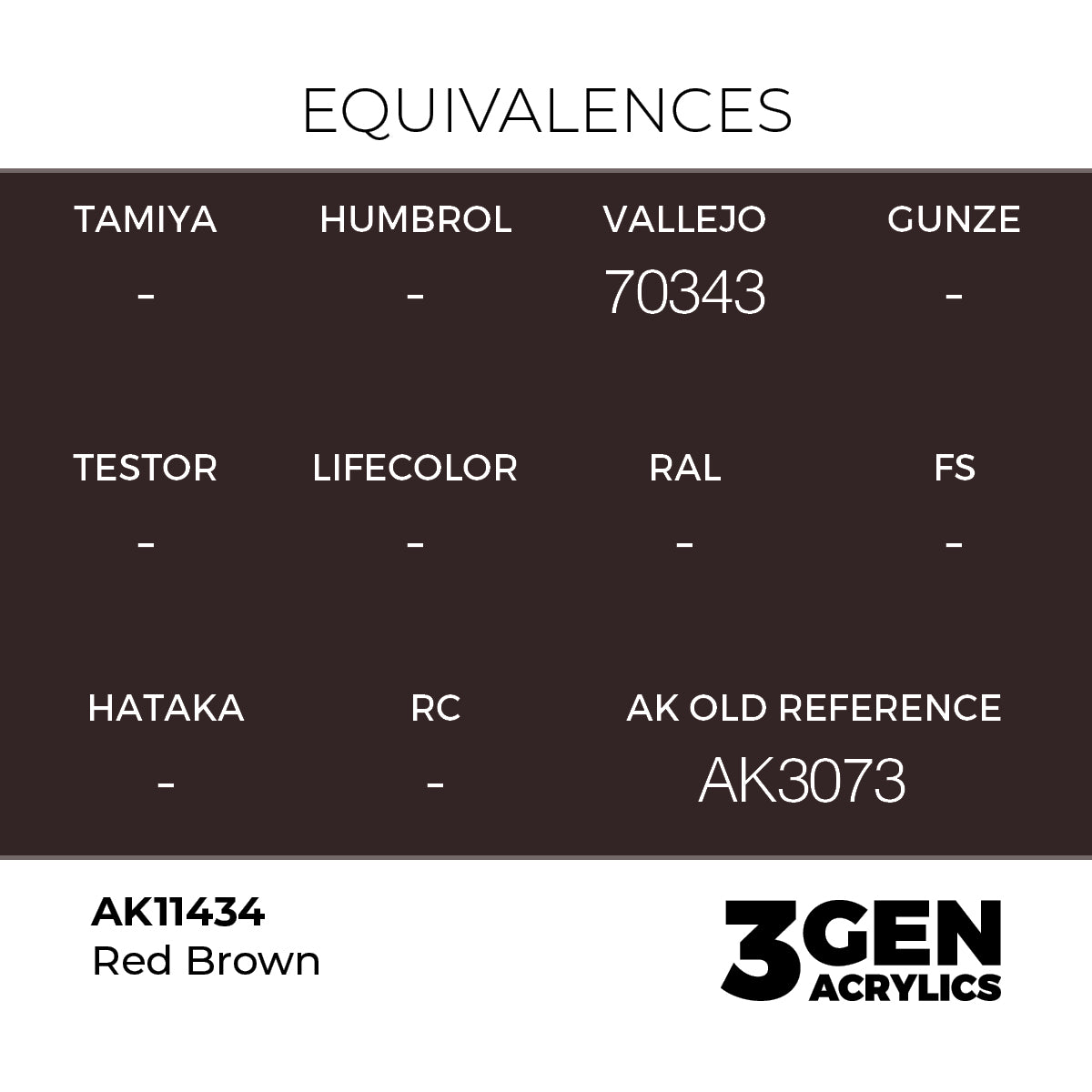 AK Interactive Red Brown 17ml - 3rd Gen Akrilna Boja AK11434