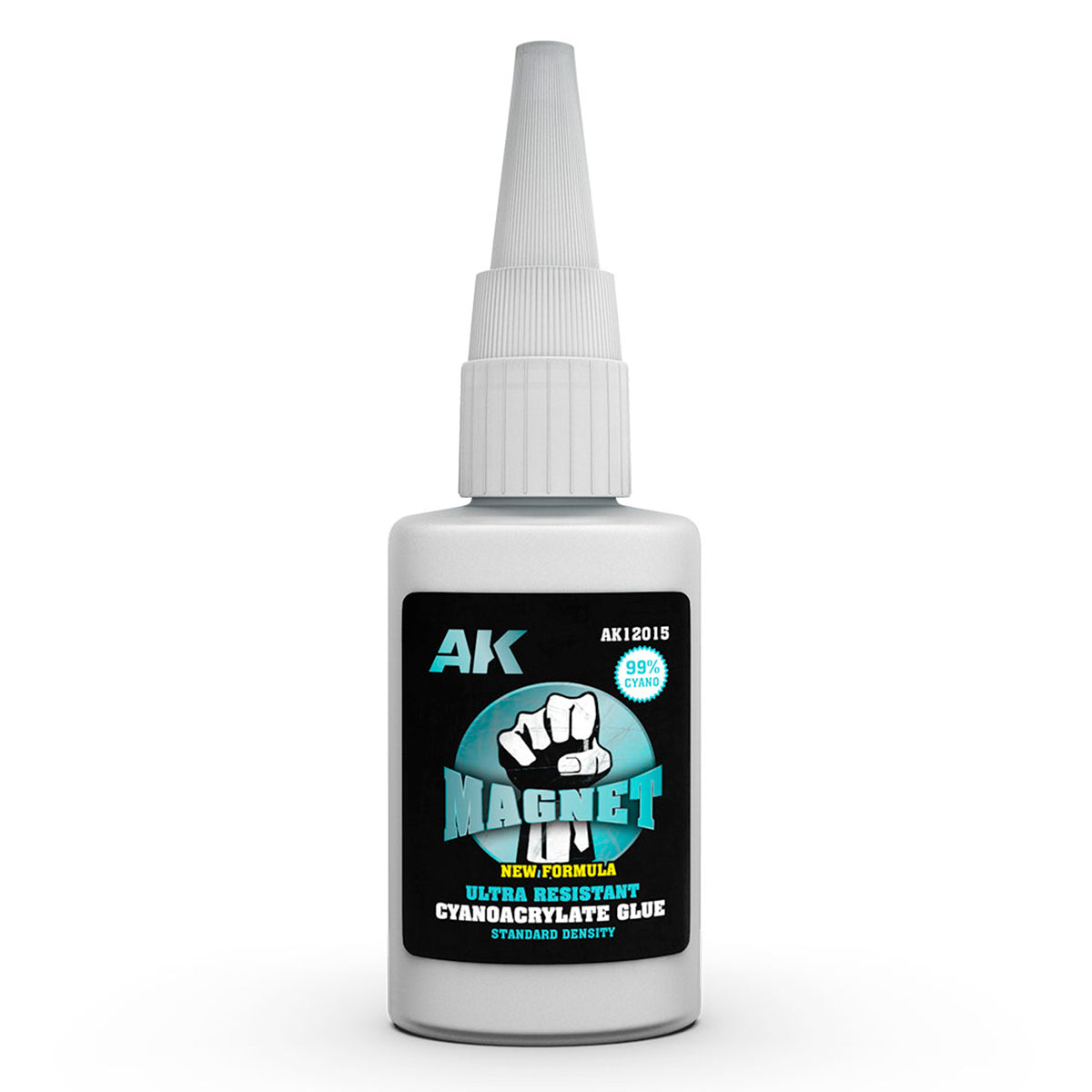AK Interactive MAGNET 20G “DENSIDAD ESTÁNDAR” PEGAMENTO CIANOCRILATO ULTRARRESISTENTE AK12015 - front