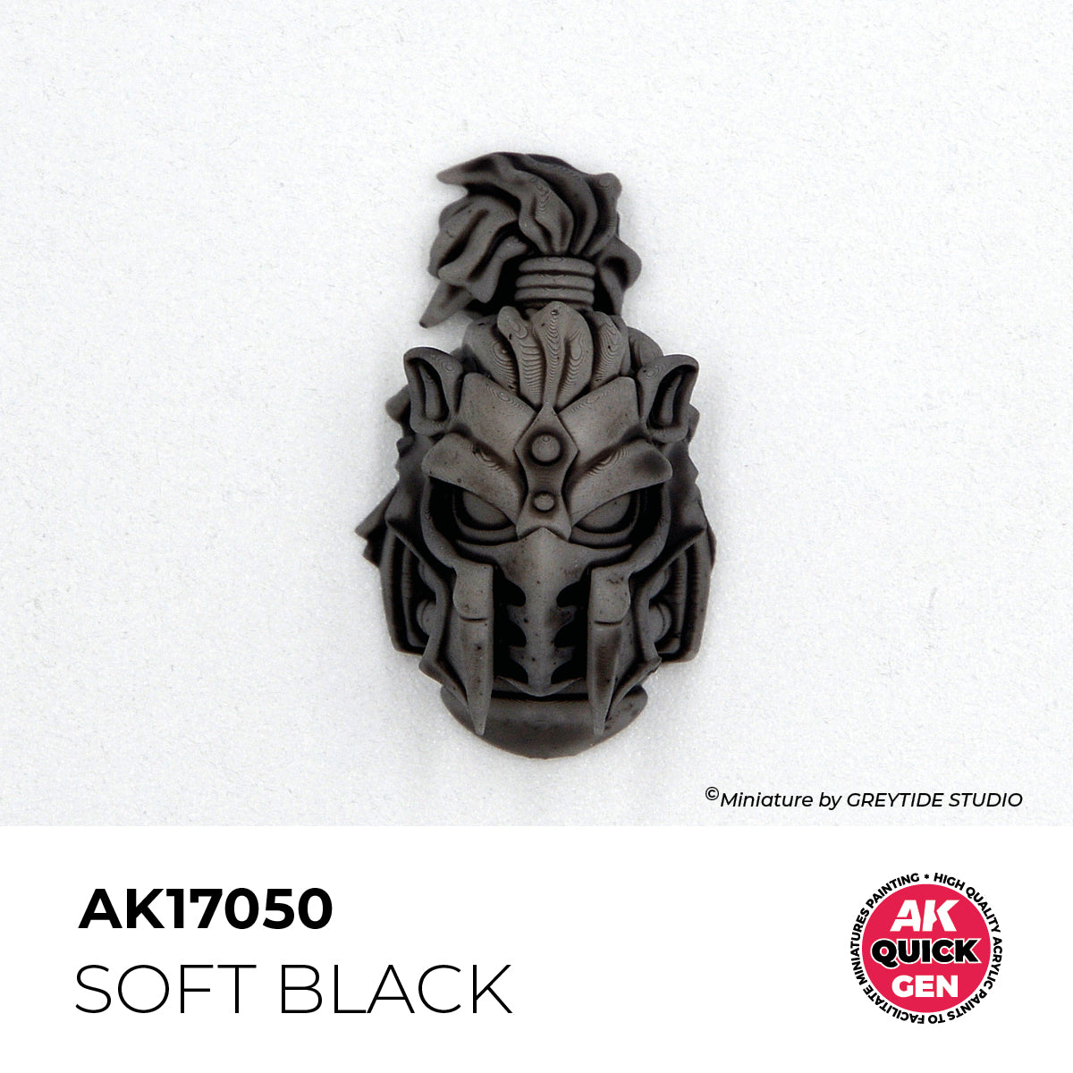 AK Interactive Negro Suave - Color 18ml - Quick Gen Akrilna Boja AK17050 - detail