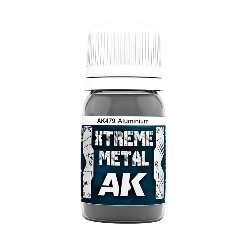 AK Interactive Xtreme Metal Aluminium 30ml AK479, metalik boja za minijature, slika 2