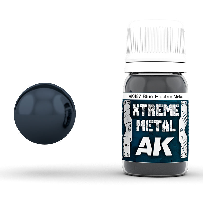 AK Interactive Xtreme Metal Metallic Blue 30ml AK487, metalik boja za minijature