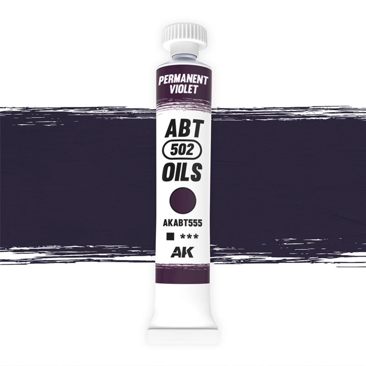 AK Interactive Violeta Permanente, Oleo - AB Type Acrylic AKABT555 - front