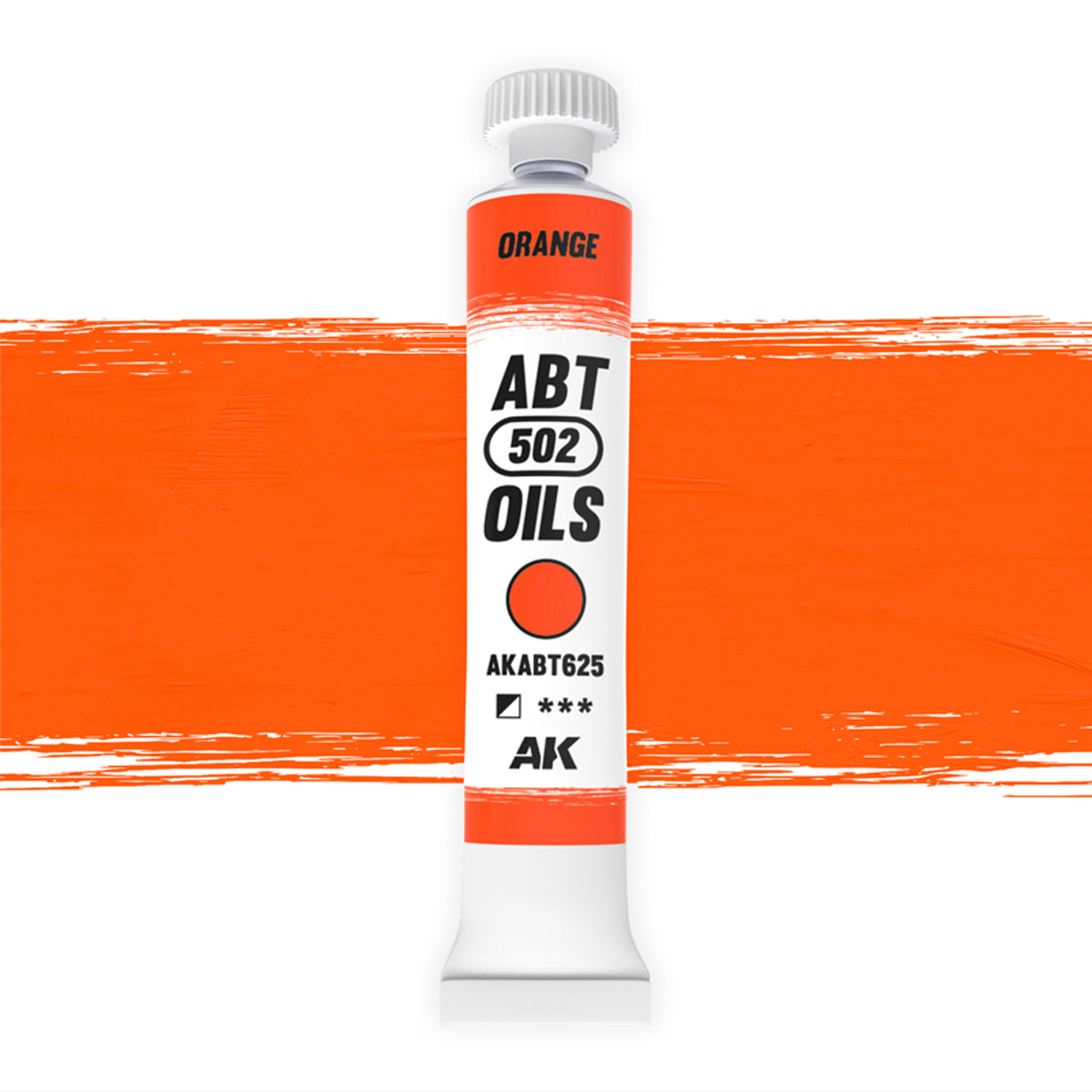 AK Interactive Naranja, Oleo - AB Type Acrylic AKABT625 - front