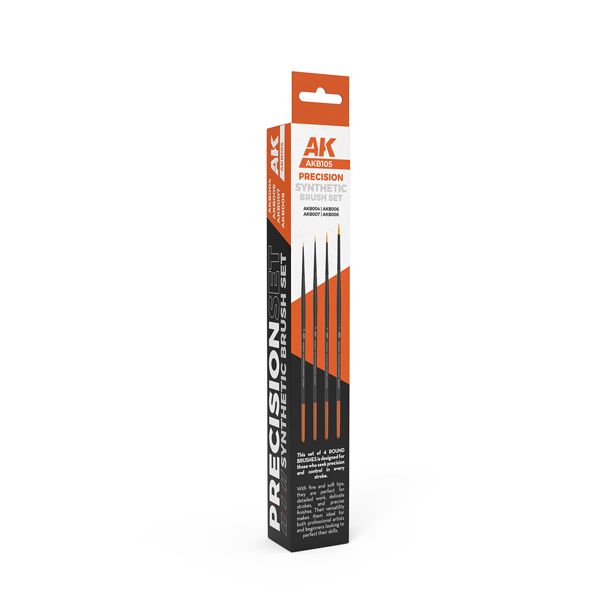 AK Interactive Precision Brushes Set (4 četkice) - AKB105