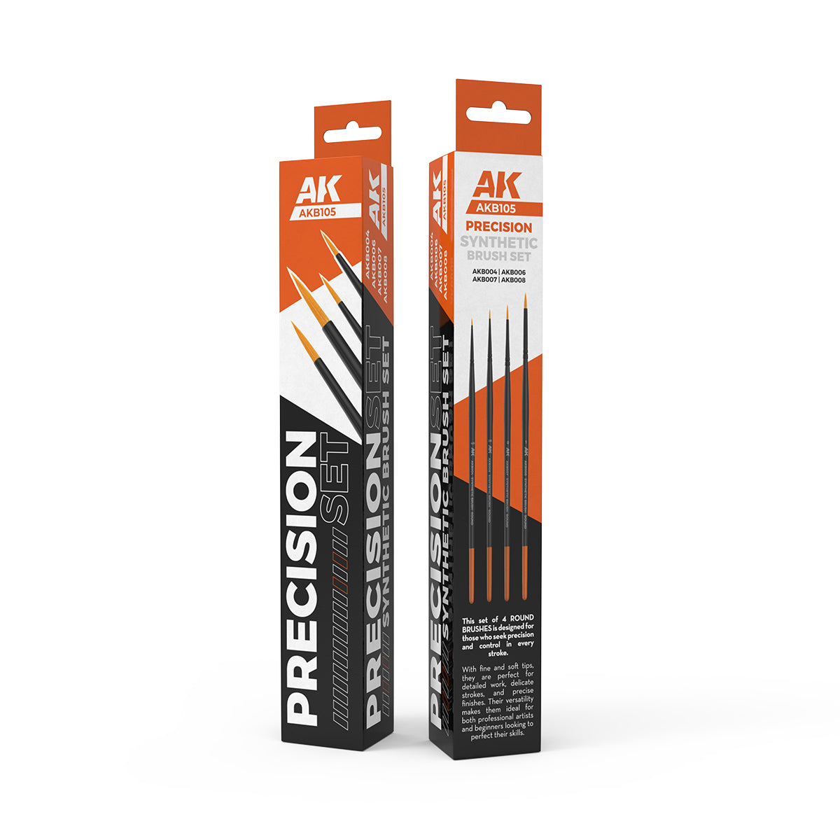 AK Interactive Precision Brushes Set (4 četkice) - AKB105