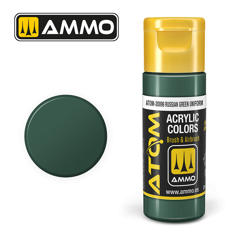 Ammo ATOM Color Russian Green Uniform (Ruska zelena boja uniforme) - ATOM-20099