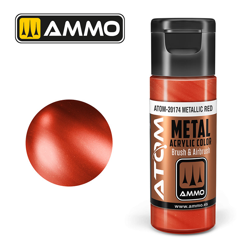 Ammo ATOM Metallic Red (Metallic crvena boja) - ATOM-20174