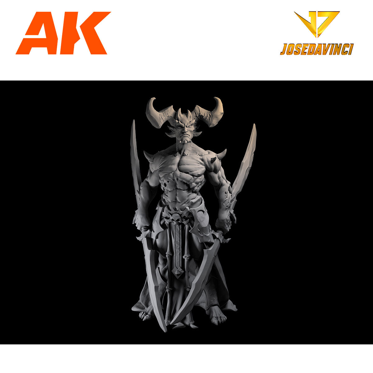 AK Interactive Shadows Of Kadazra - Ghôrm 40mm by Josedavinci KJD001 - figure