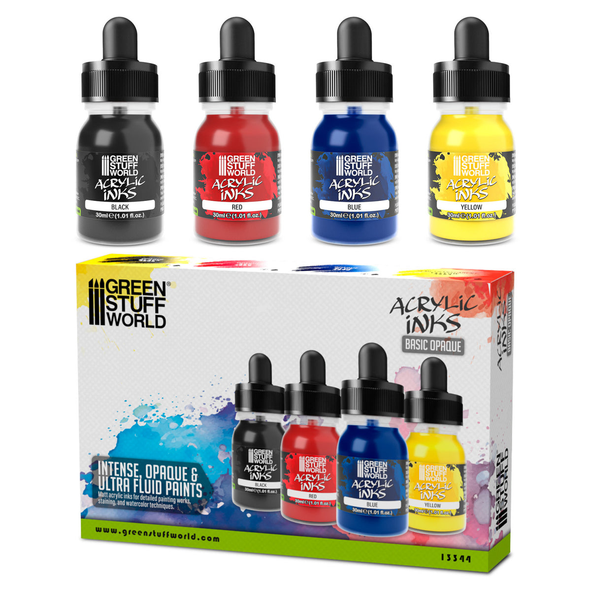 Opaque Acrylic Inks Set – 4 boje | Opaque inkovi