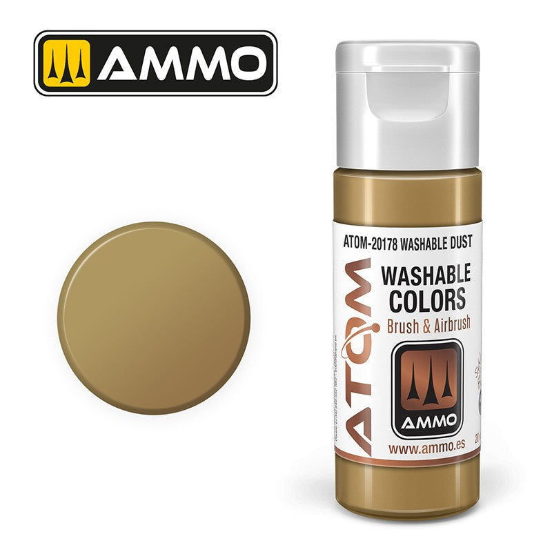 Ammo ATOM Washable Dust efekat prašine za makete
Boja za efekat prašine na modelima