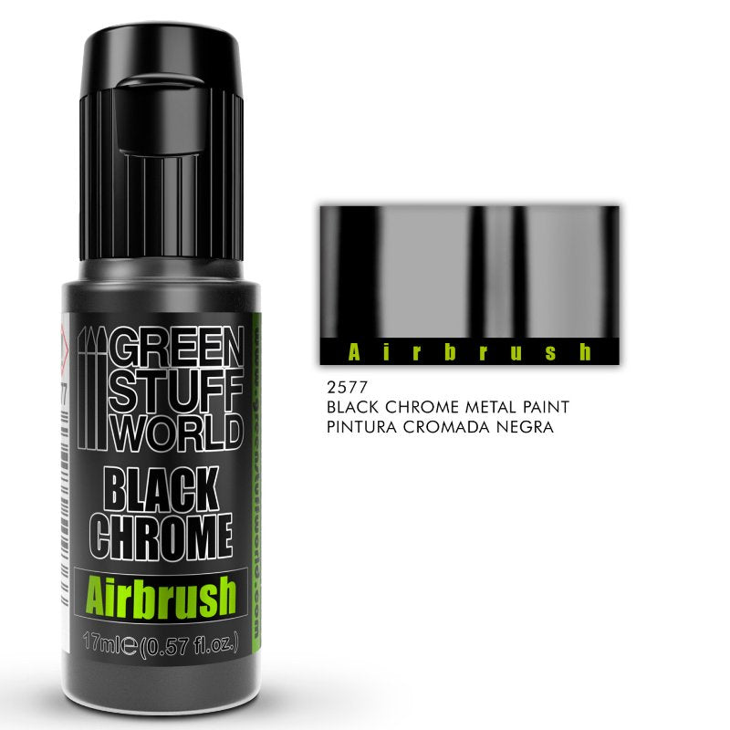 Black Chrome Paint 17ml | Crna Hrom Boja za Airbrush