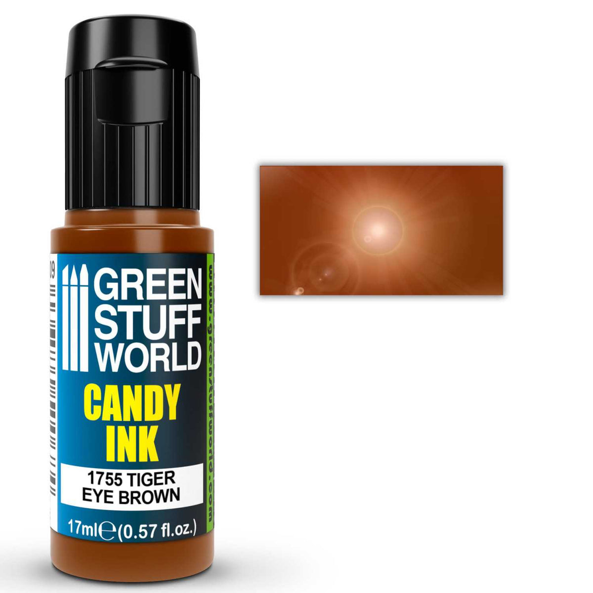Candy Ink Tiger Eye Brown – akrilna tinta tigrovo-braon boje za modele i minijature
