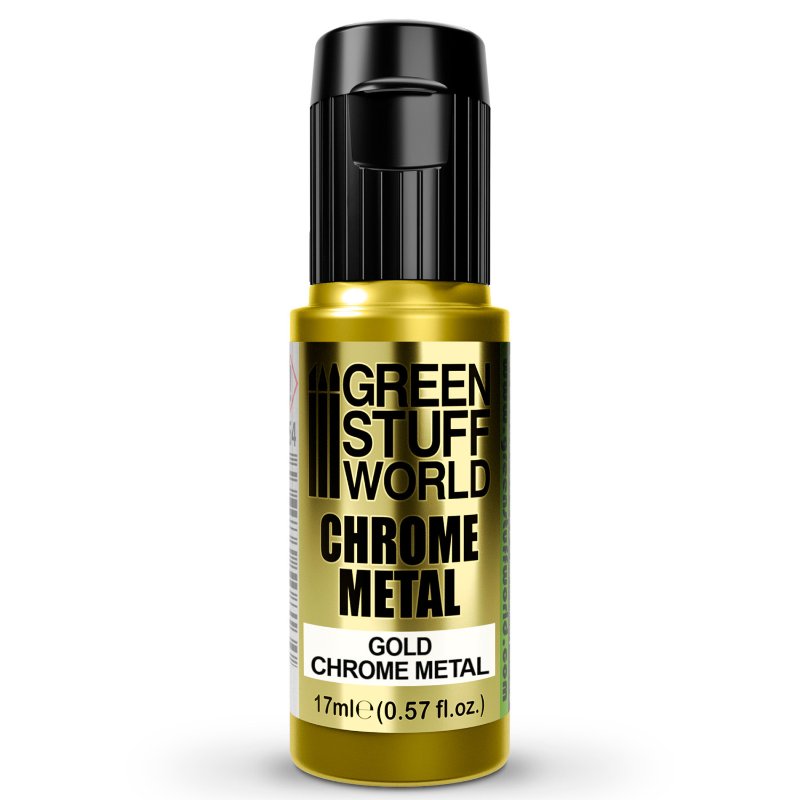 Chrome Paint Gold 17ml | Zlatna hrom boja