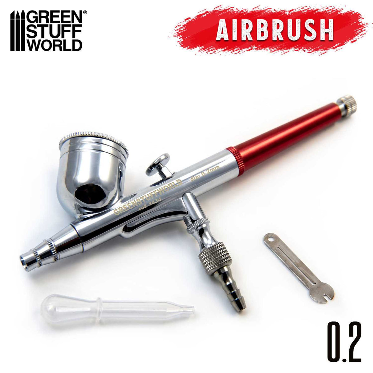 Dual Action Airbrush 0.2mm | Aerograf 0,2mm