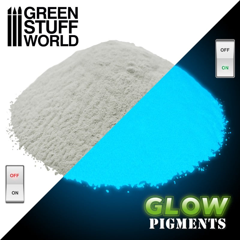 Glow in the Dark Pigment Mind Turquoise 30ml | Pigment koji svetli u mraku Mind Turquoise 30ml