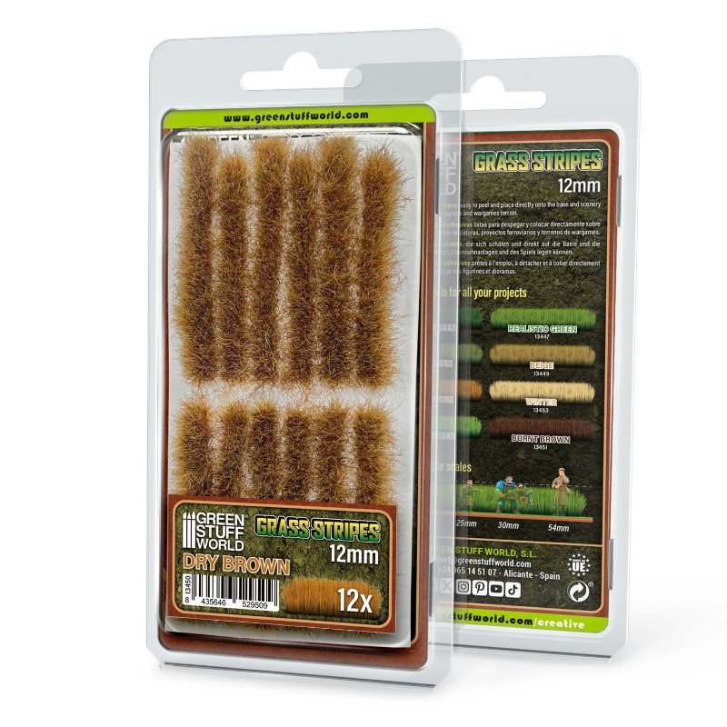 Grass Tuft Strips 12mm Dry Brown | Trake trave 12mm suvo braon