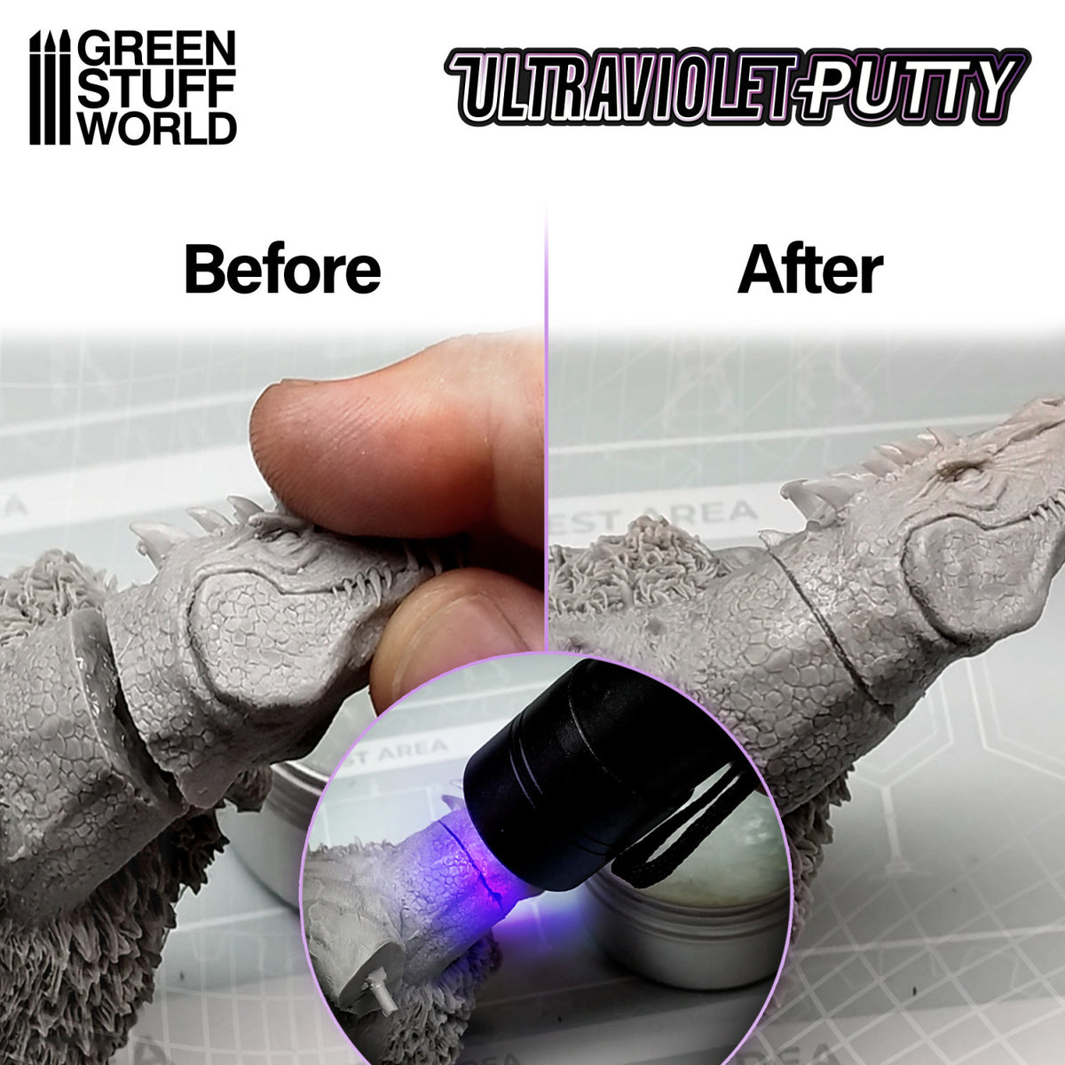 GSW Ultraviolet Putty 50ml | UV Git za Modelovanje